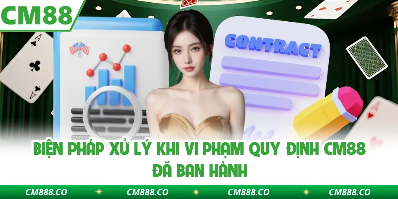 Biện pháp xử lý khi vi phạm quy định CM88 đã ban hành